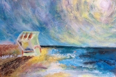 Die letzten Sonnenstrahlen, 40 x 50, Acryl auf Leinwand, Vera Briggs